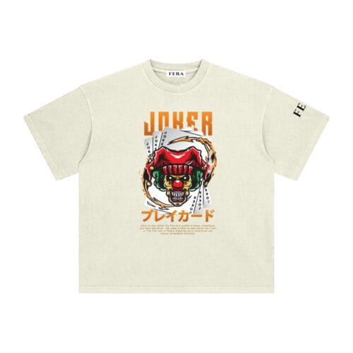 Enzyme Washed Joker T-Shirt